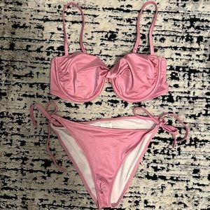Pink Bikini Balconette Style